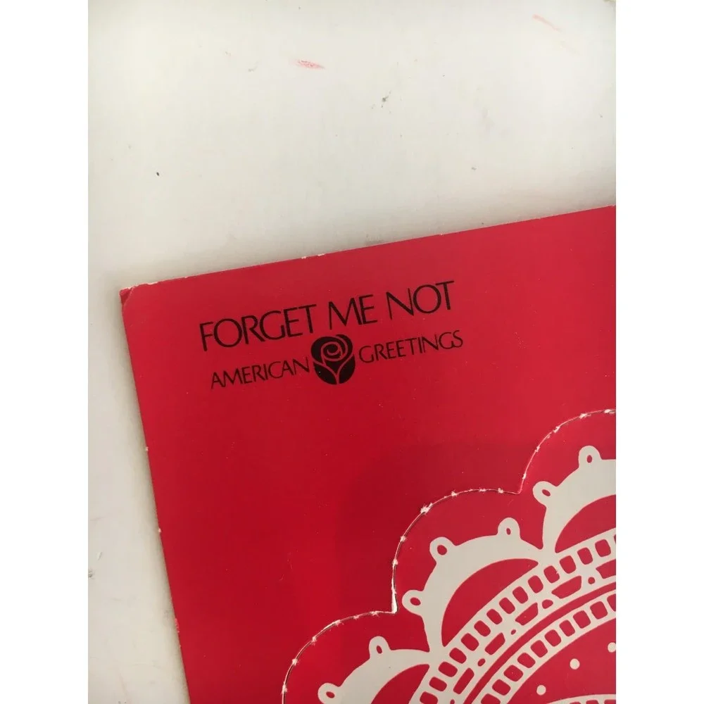 Valentine Decoration American Greetings Forget Me Not Paper Heart Party Decor